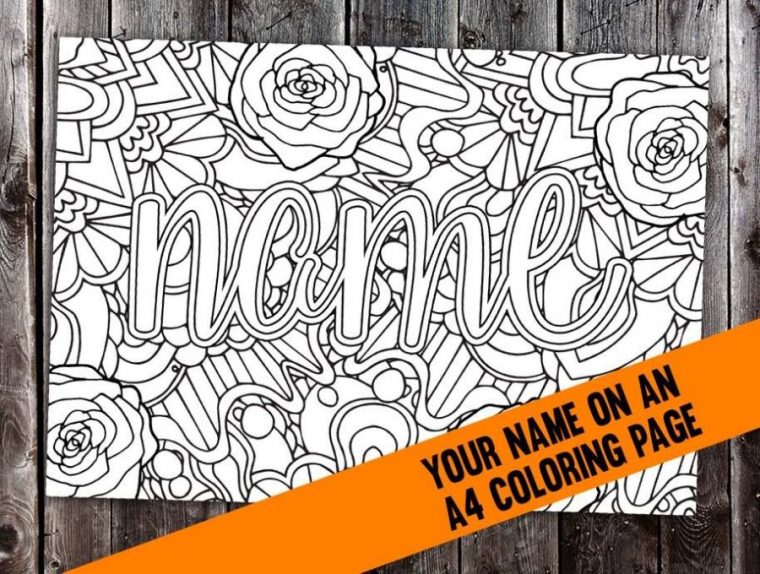 my name is coloring pages