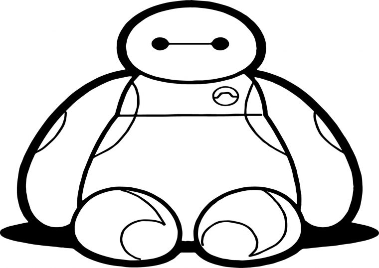 baymax coloring pages