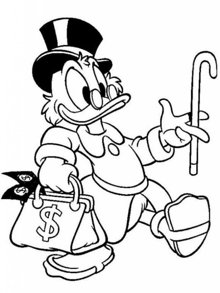 ducktales coloring pages
