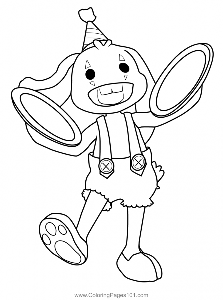 bunzo bunny coloring pages