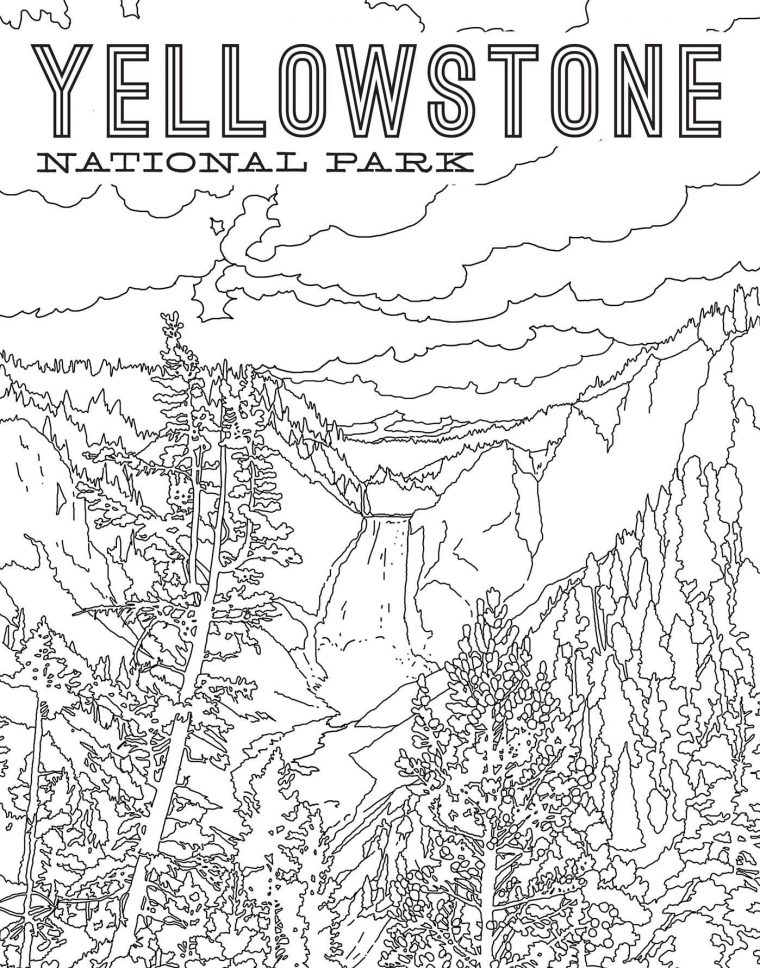 national park coloring pages
