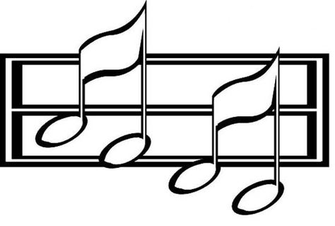 cute music notes coloring pages