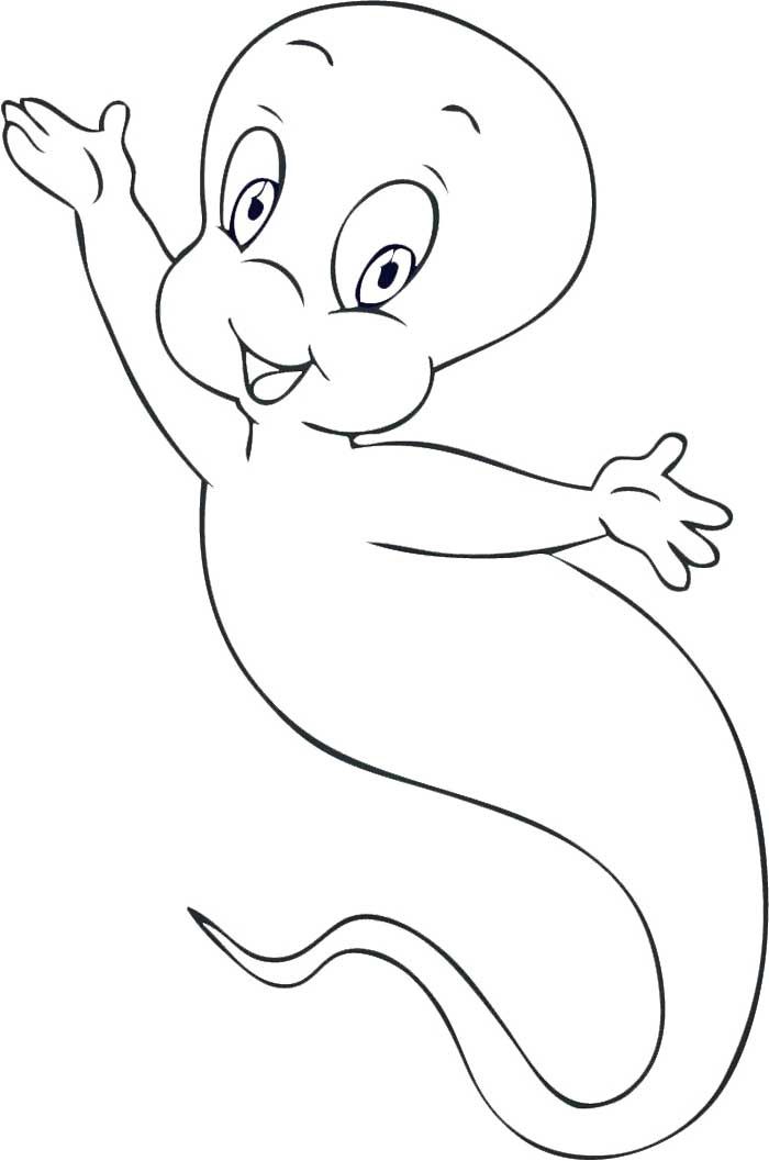 casper coloring pages