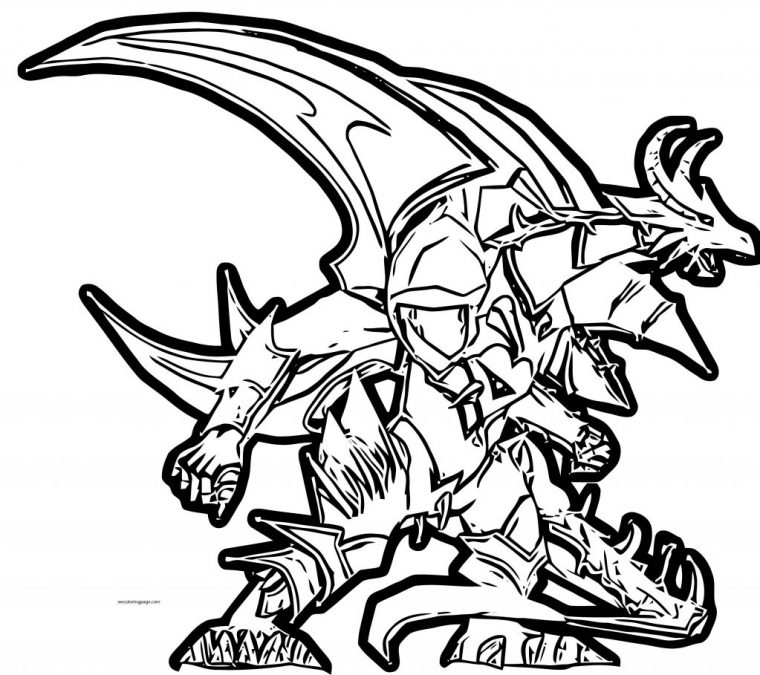 dragonoid bakugan coloring pages