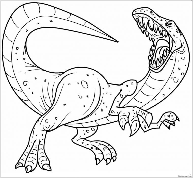 allosaurus coloring pages