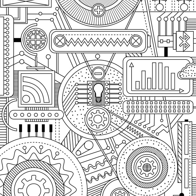 technology coloring pages