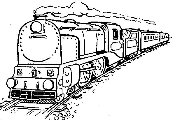 bnsf train coloring pages