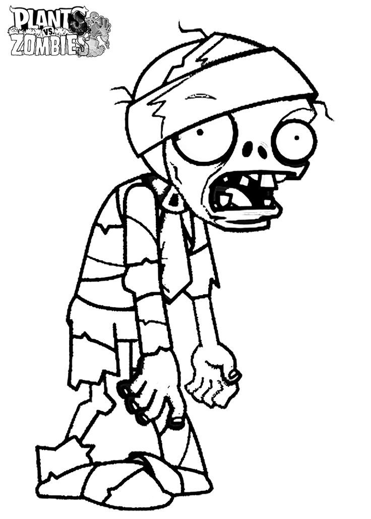 cute zombie coloring pages