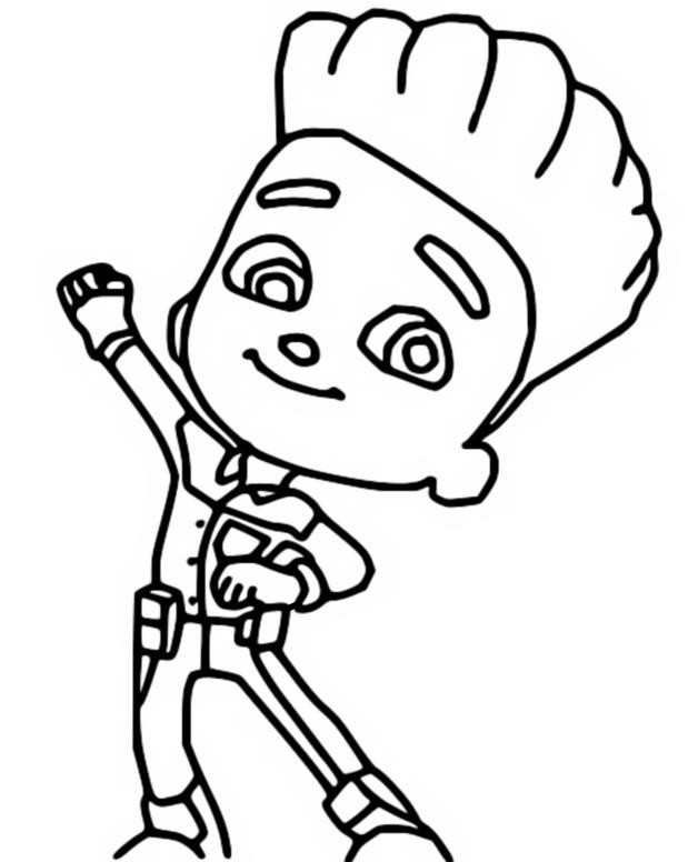 mighty express coloring pages