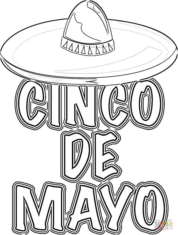 mexican coloring page