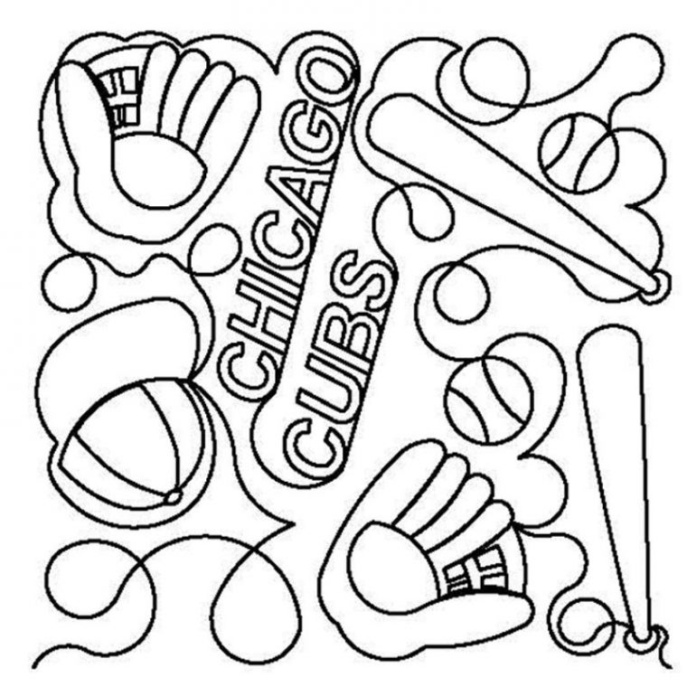 cubs coloring pages