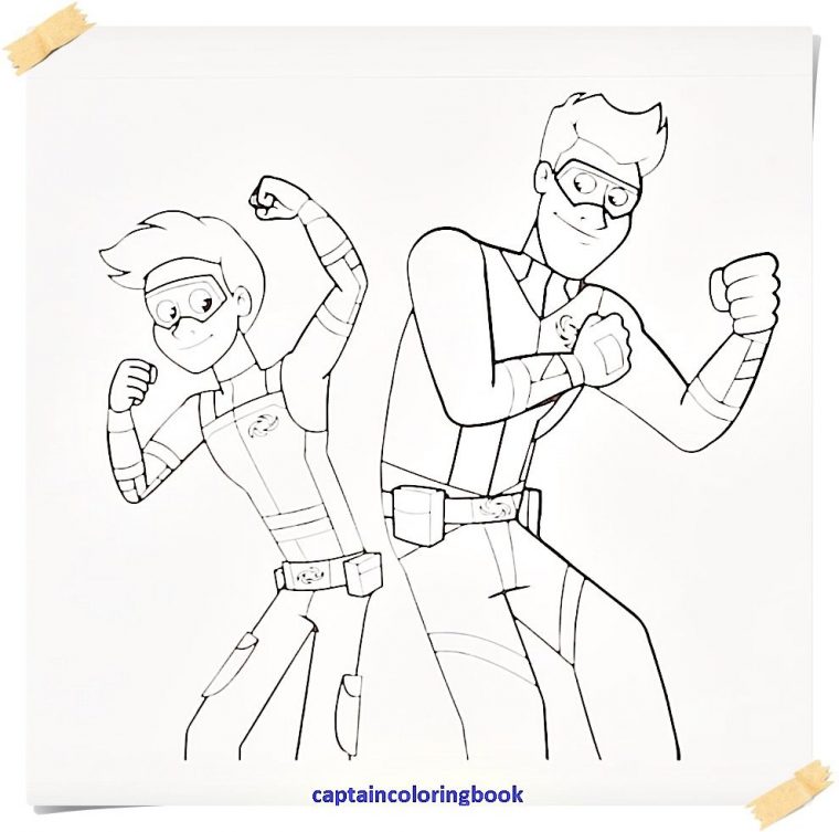 henry danger coloring page