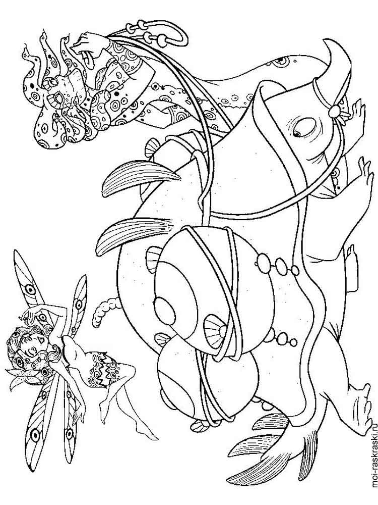 mia and me coloring pages