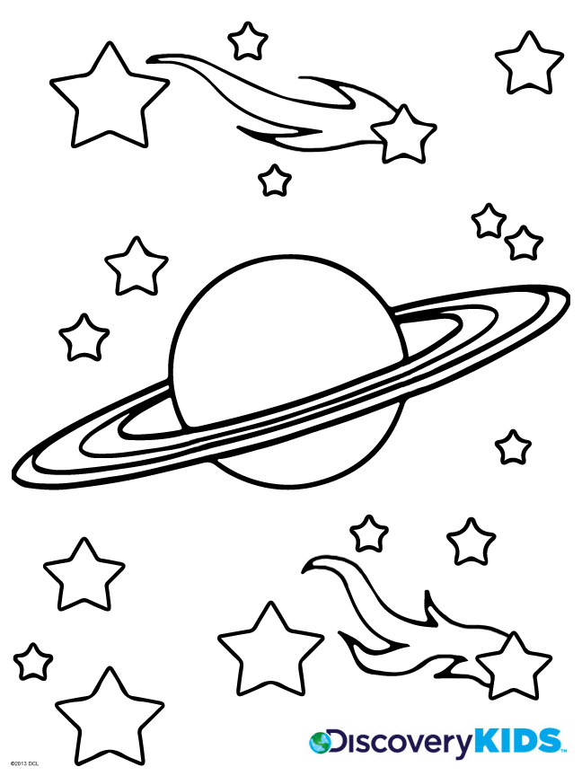 saturn coloring pages