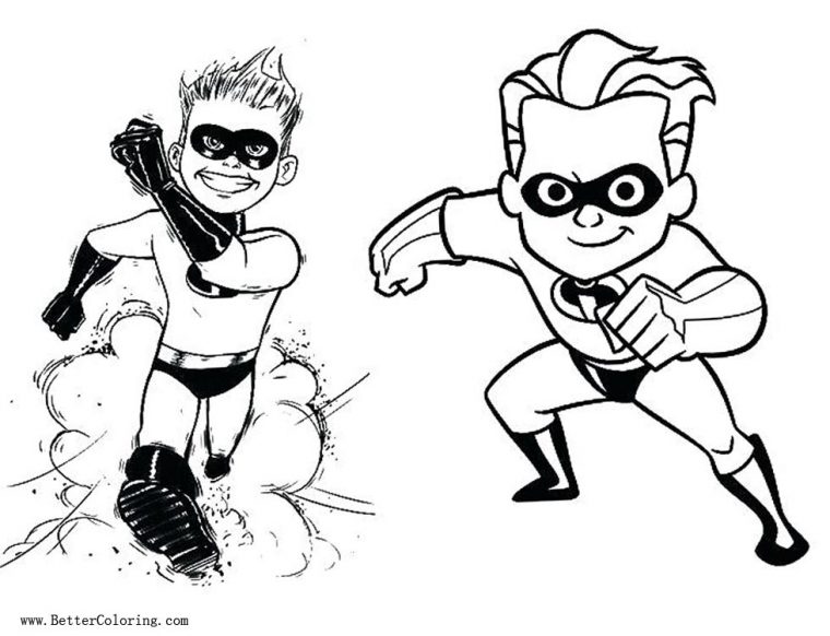 incredibles 2 coloring pages