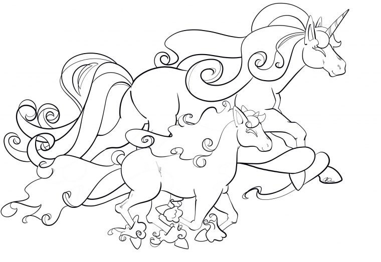 ponyta coloring page