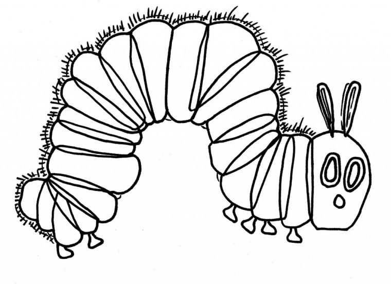 the very hungry caterpillar coloring pages