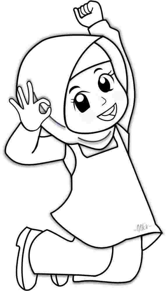 muslimah coloring pages