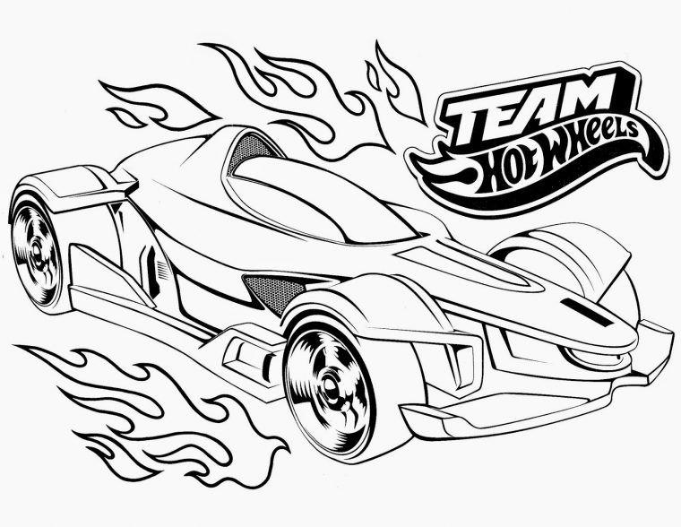 coloring pages of hot wheels