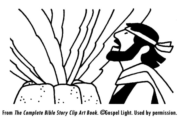 elijah and prophets of baal coloring page