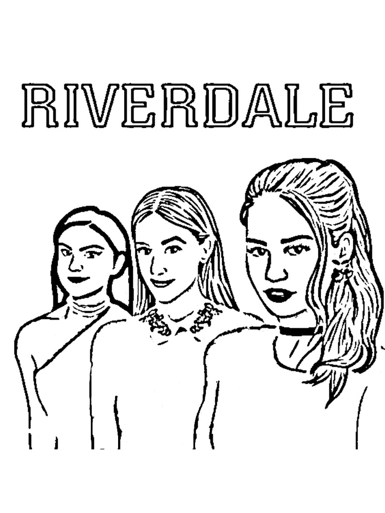 riverdale coloring pages