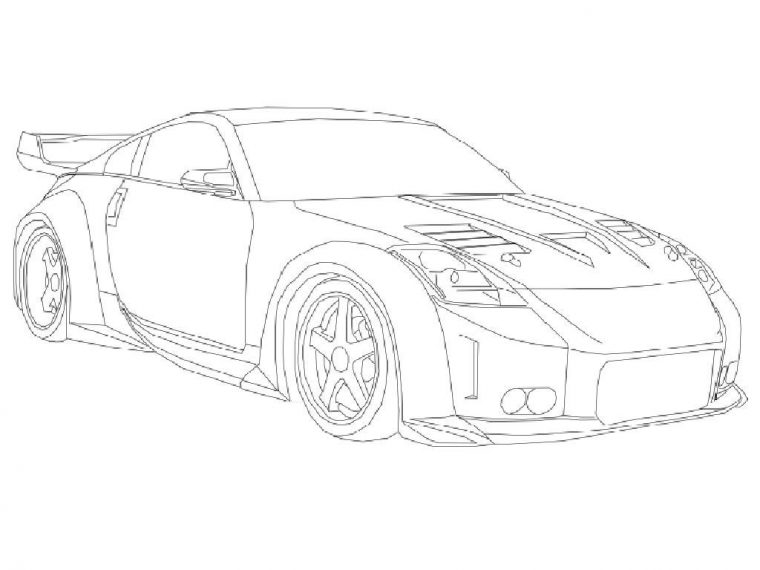 drift car coloring pages