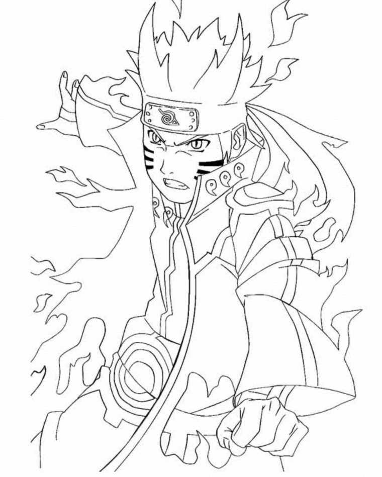 chibi naruto coloring pages