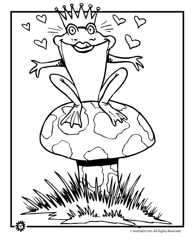 frog life cycle coloring pages