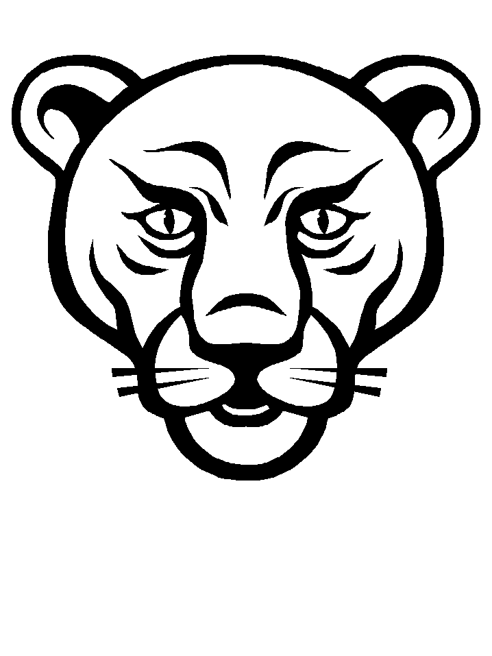 tiger face coloring pages