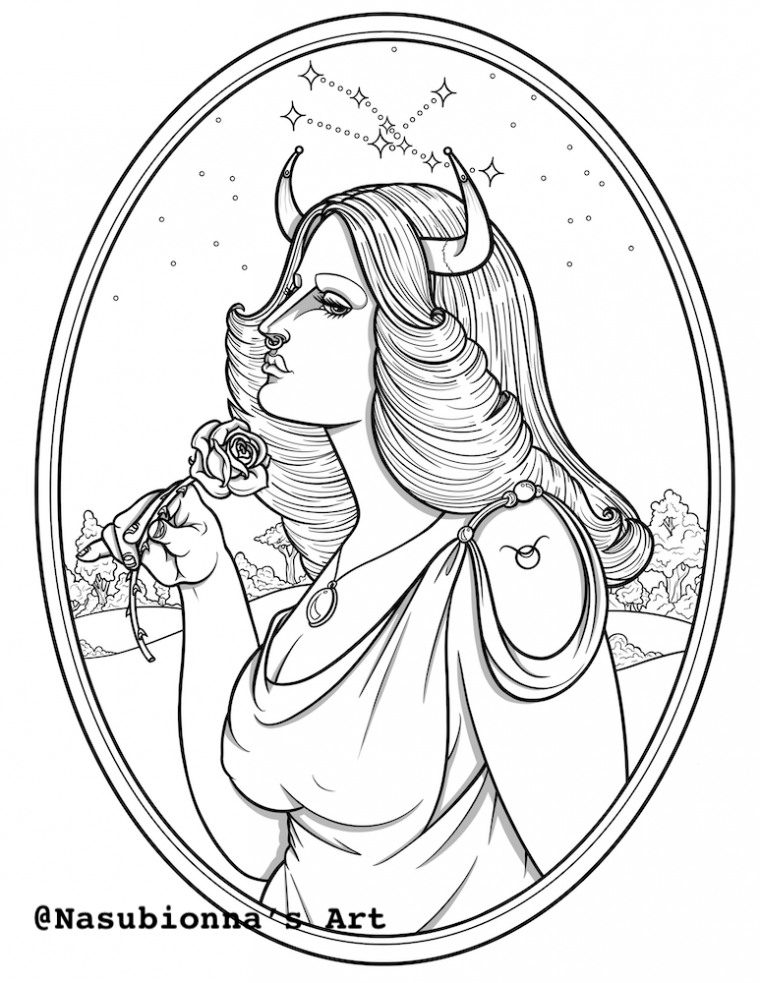 taurus coloring pages