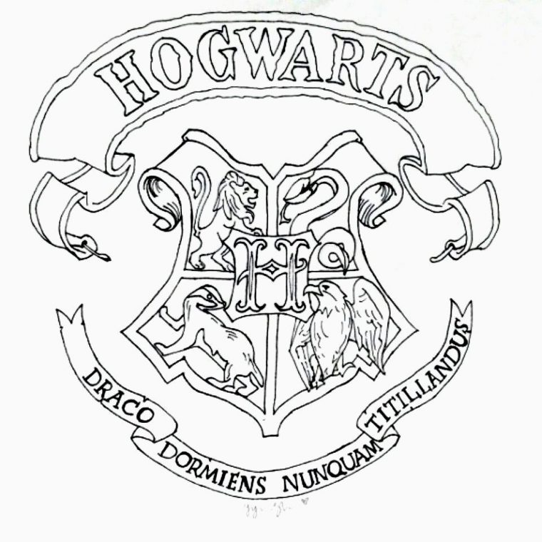 ravenclaw coloring page