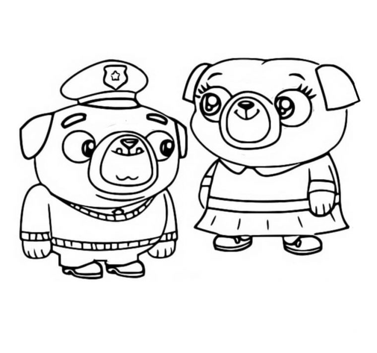 chip and potato coloring page