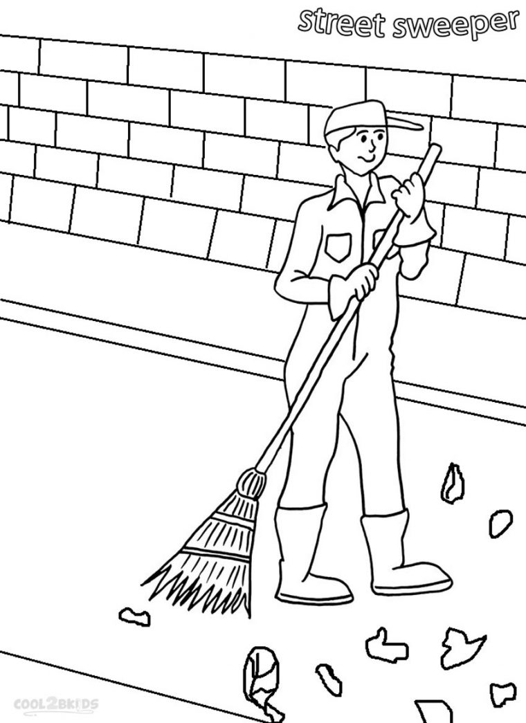 coloring pages of community helpers