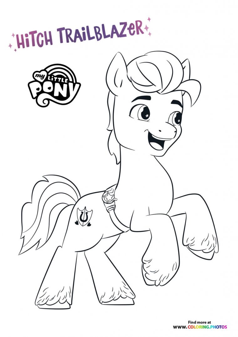 my little pony sunny coloring page