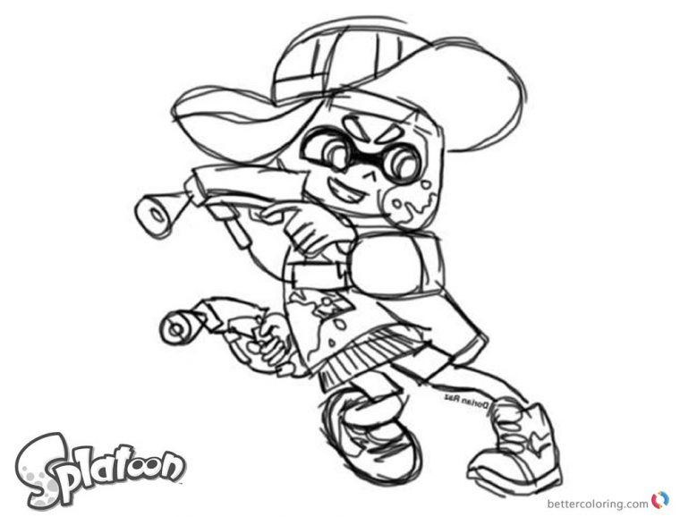 splatoon 3 coloring pages