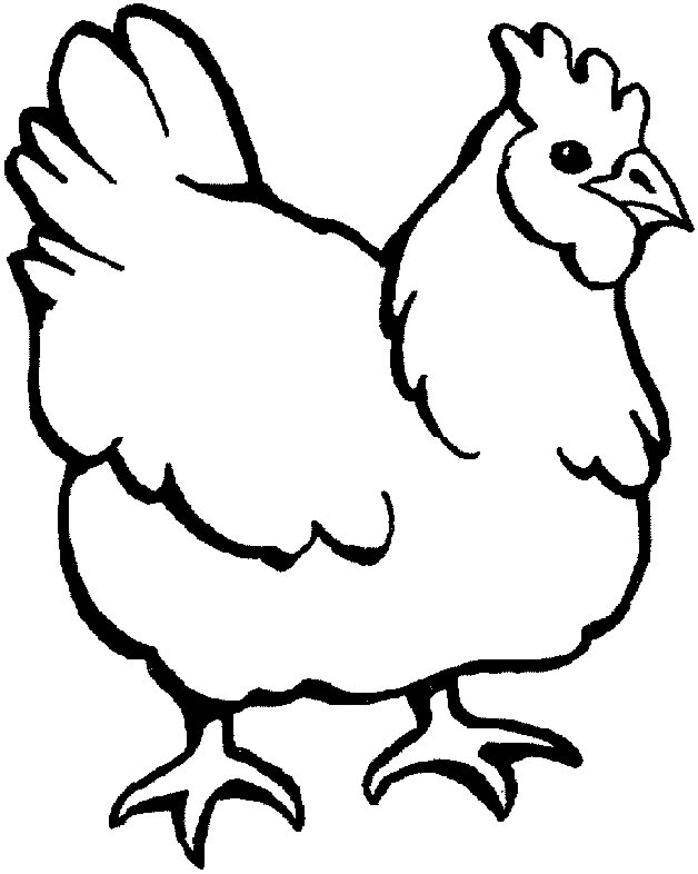 printable chicken coloring pages