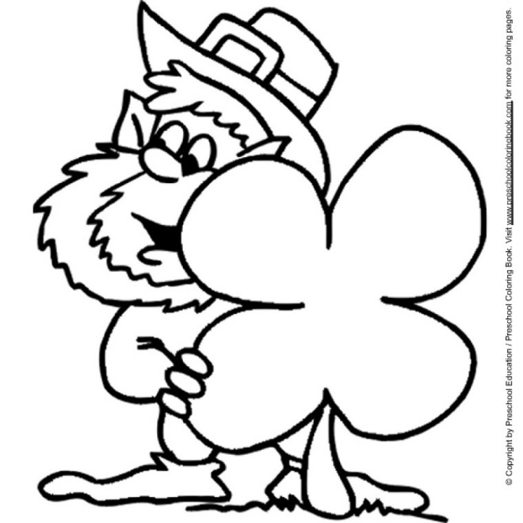 free shamrock coloring pages