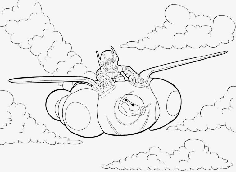 big hero 6 coloring page