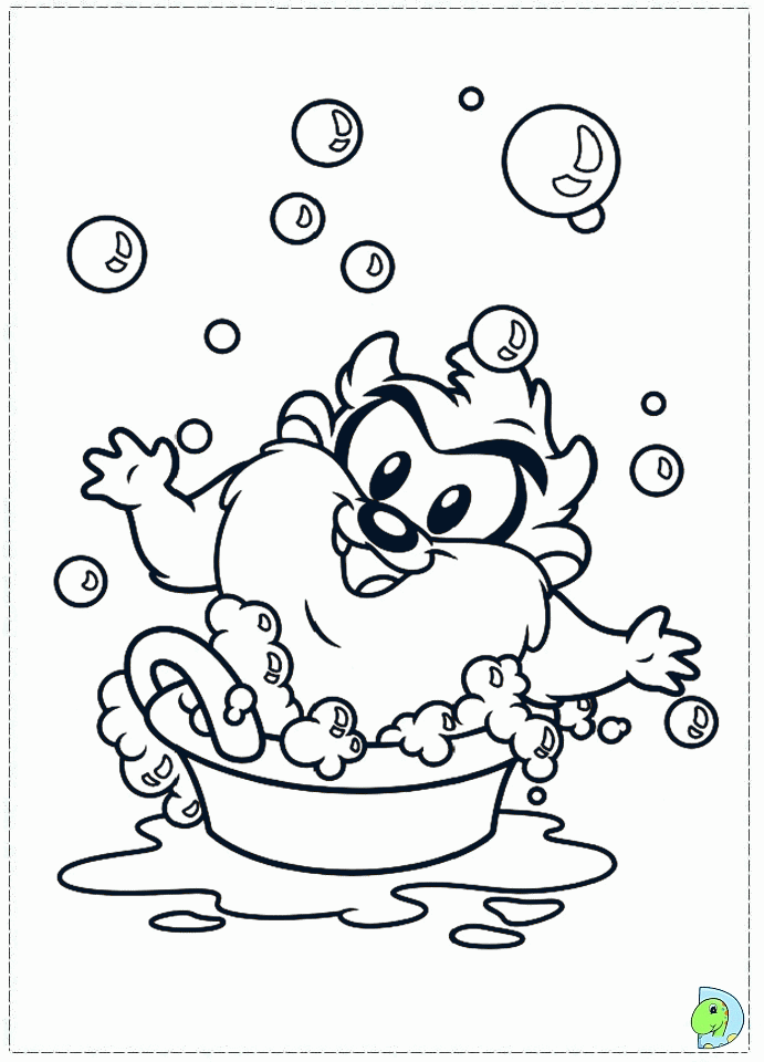 tasmanian devil coloring pages