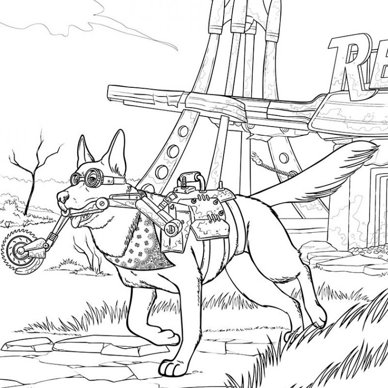 fallout coloring pages