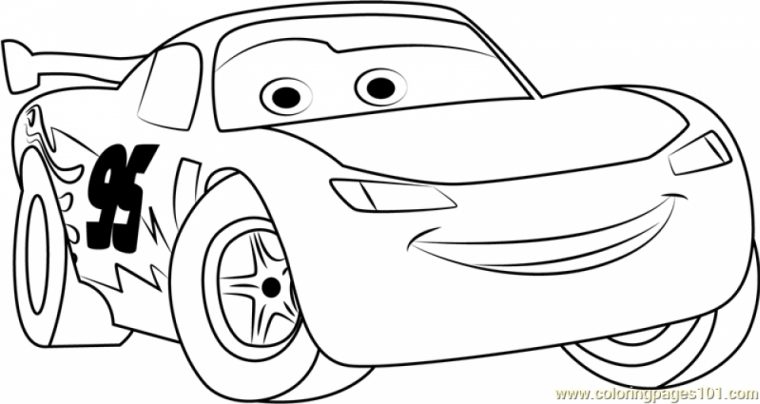 fabulous lightning mcqueen coloring page