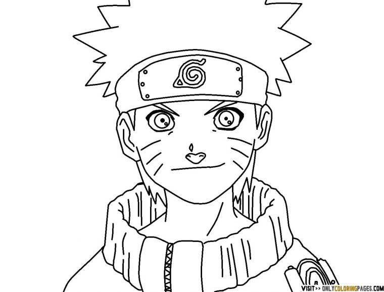 naruto sage mode coloring pages