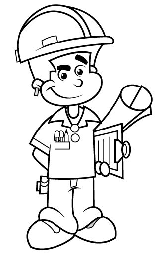 engineering coloring pages