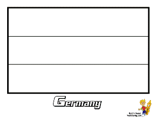 germany flag coloring page