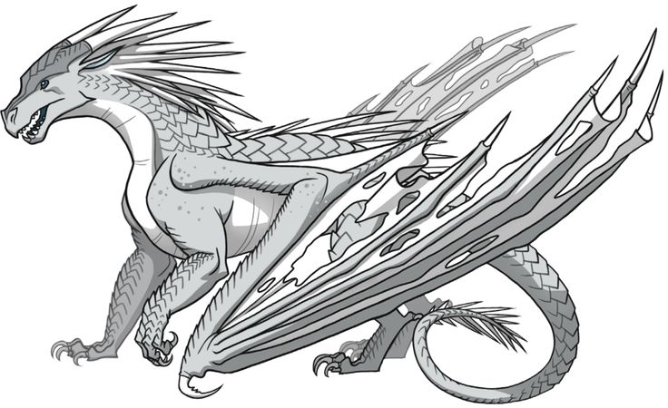 dragon coloring pages wings of fire