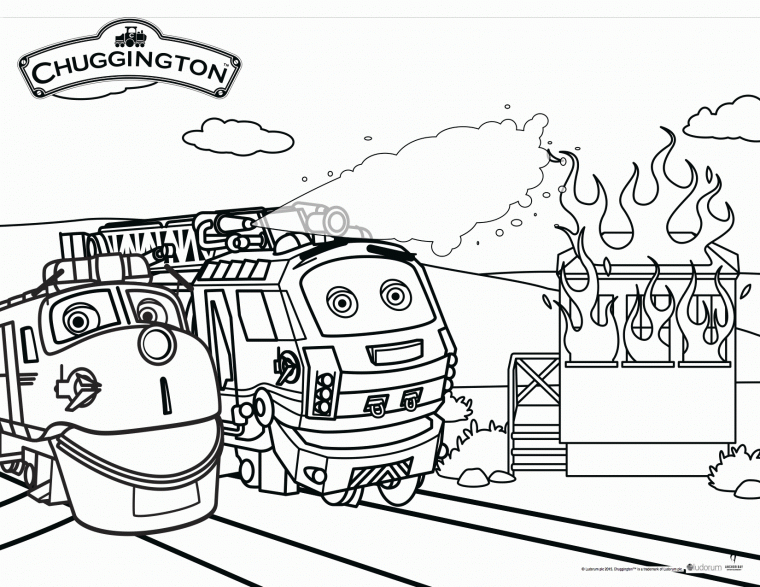 chuggington coloring pages