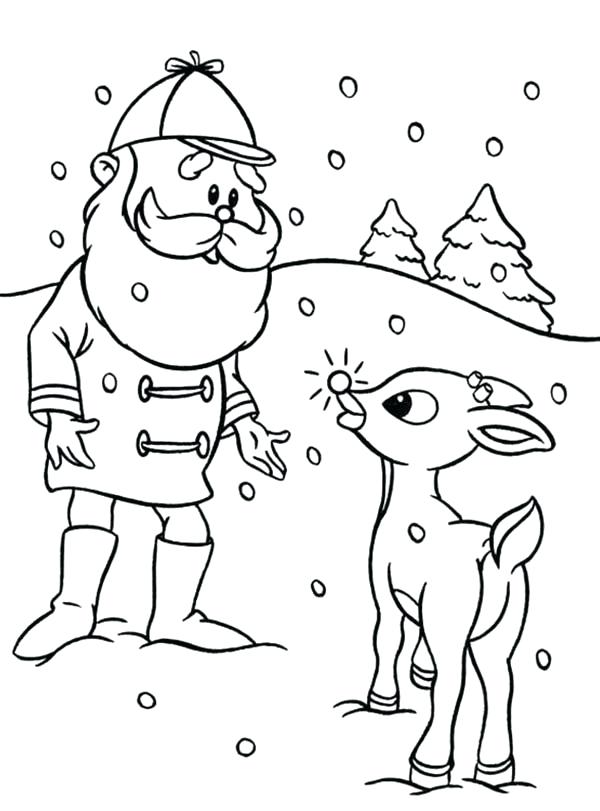 abominable snowman coloring page