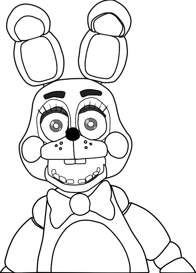 five nights at freddy’s bonnie coloring pages