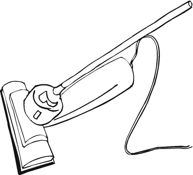 vacuum coloring page