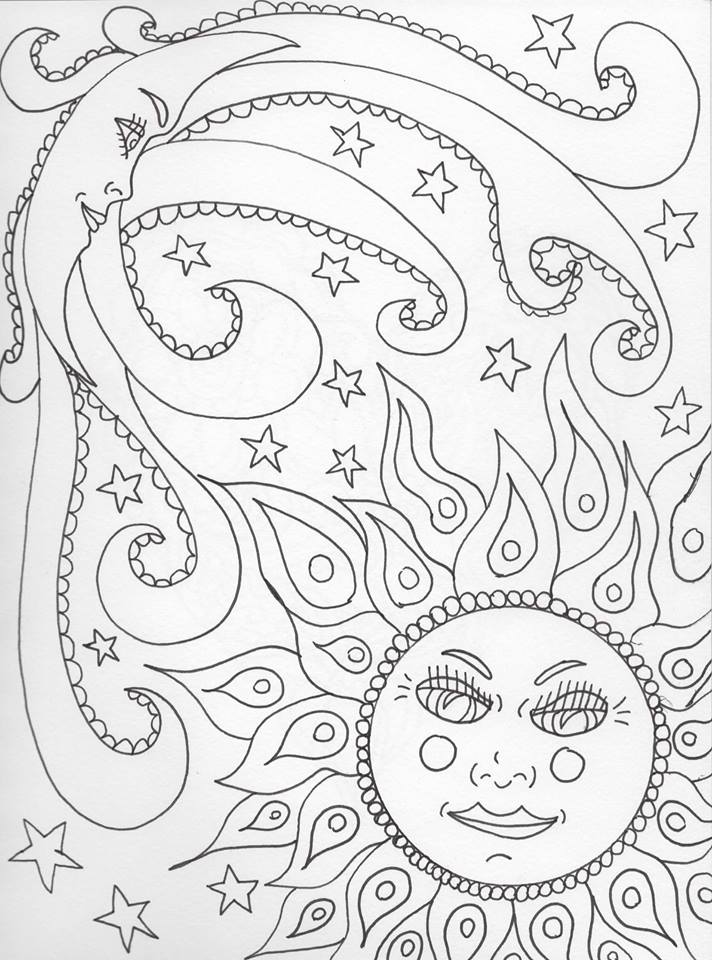 eye coloring pages for adults